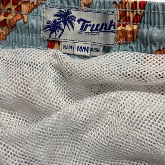 Men’s Pizza Slice Swim Shorts – Fun Summer Beach Trunks – Size M - Picture 7 of 7